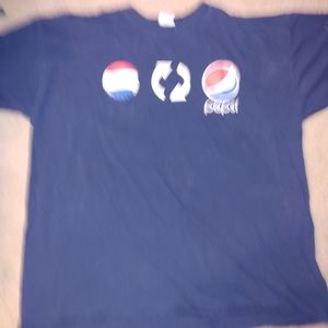 Mens Pepsi Current and Retro Logo Shirt